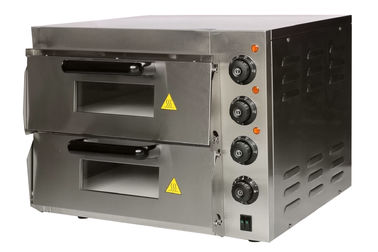 Stainless Steel Pizza Komersial Oven Listrik Batu Dasar Mesin Bakerstone
