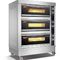 3 Deck Oven 6 Pan Komersial Conveyor Oven Pizza Listrik Untuk Roti