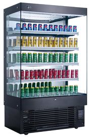 Tirai Udara Pendingin Tegak Supermarket Display Freezer Cabinets 5 Tier