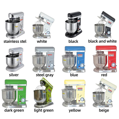 5L 7L 10L 20L 30L Planetary Mixer Makanan Roti Komersial Mangkuk Kait Angkat Cambuk Flat Beater Stainless Steel