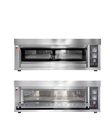 Digital Komersial Pizza Baking Oven dengan 80L Kapasitas Pemanasan Element Perlindungan Keamanan