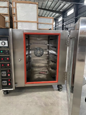 5 Tray Baja tahan karat Warna Komersial Baking Oven Konveksi Oven Perangkat Pemanasan Listrik / Gas