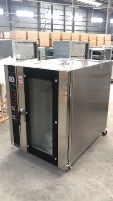 Baja tahan karat Komersial Baking Oven Konveksi Oven 10 Tray Produktivitas LPG/gas alam