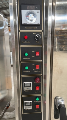 Baja tahan karat Komersial Baking Oven Konveksi Oven 10 Tray Produktivitas LPG/gas alam