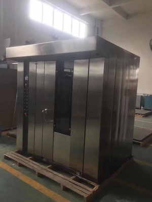 Produktivitas JYMX-64Q Peralatan Bakar Oven Rotary Listrik/Gas/Diesel untuk Pizza/Roti