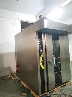 Kapasitas Oven Rotary Electric Oven Peralatan toko roti dengan pemanasan konveksi