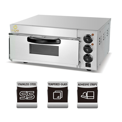 Baja tahan karat ZH-1M Komersial Peralatan Baking Produktivitas 2kw Daya