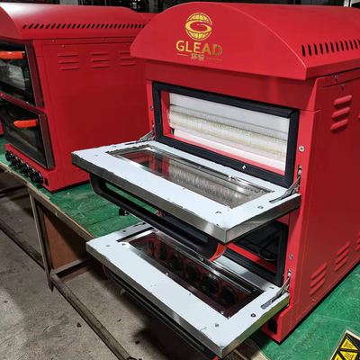 Produktivitas Peralatan kue komersial Mesin roti pizza 4kw 220-240V/50Hz-60Hz