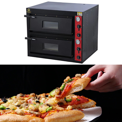 Baja tahan karat PZ-02 oven kue 8,4kw peralatan kue komersial untuk pizza dan roti