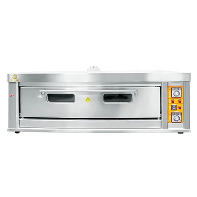 Produktivitas 2 Lapisan Peralatan Bakar Listrik 5kw Daya A Pizza/Oven Roti