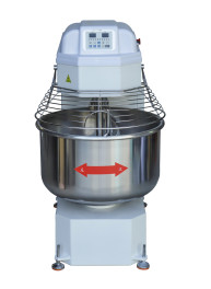 Stainless Steel Electric Commercial Dough Mixer 1.1kw untuk produksi pizza/roti