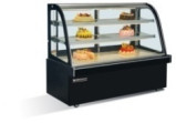 Tampilan Kue Berkualitas Komersial Baking Oven Display Kue Terisolasi Dengan Dasar Marmer / Baja Tidak Berlemak