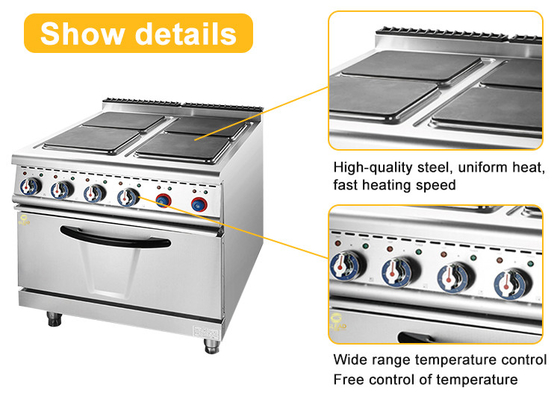Peralatan Masak Restoran Listrik 29KW 176kg Model GL-TT-6