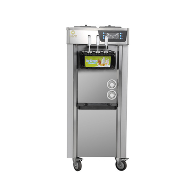 220V 50/60HZ Mesin Es Krim Listrik Komersial Peralatan Baking Dengan Base Baja Rustless