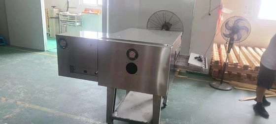 Marble Base Gas Komersial Baking Equipment 3N-380V/50Hz Conveyor Oven 0-400.C Suhu