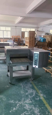 Marble Base Gas Komersial Baking Equipment 3N-380V/50Hz Conveyor Oven 0-400.C Suhu