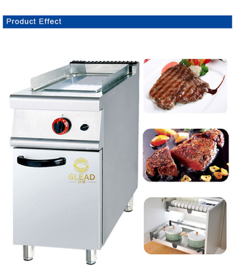 330x580x20 Ukuran piring Griddle Peralatan dapur komersial untuk LPG/NG Power
