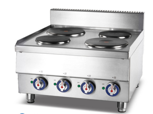 Komersial lantai berdiri kompor gas Peralatan masak dapur tugas berat - 140kg Berat