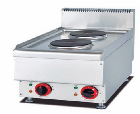 Kompor listrik dengan 2 pembakar 100-300.C Rentang suhu 220V Peralatan dapur