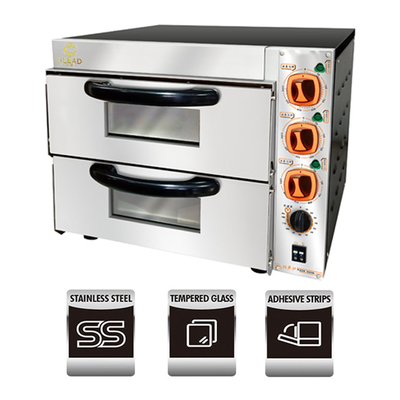 Baking Pizza Fungsi 2.7KW Peralatan baking komersial dengan A