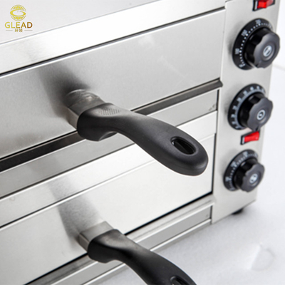 Listrik 16 inci Oven Pizza 2460W Peralatan Baking 220V Model Komersial