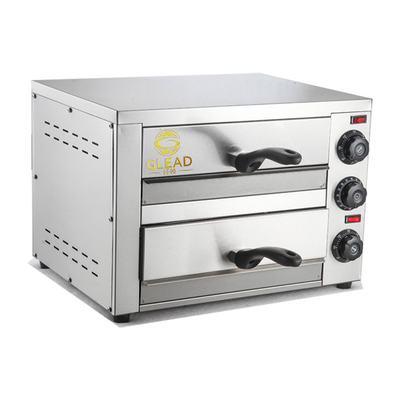 Listrik 16 inci Oven Pizza 2460W Peralatan Baking 220V Model Komersial