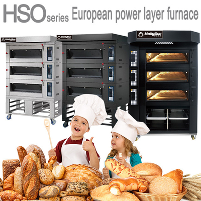 Peralatan Penganan Roti Pakar Pakar Pizza Listrik Profesional 380V 50HZ