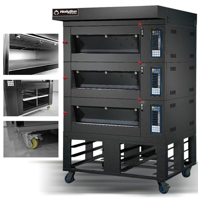 Electric Commercial Baking Oven 6 Tray Kapasitas 20,7kw Power Pizza Baker
