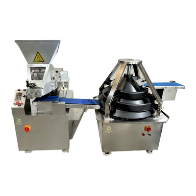 Efisiensi Stainless Steel 304 Bakery Production Line Continuous Dough Divider 380V 50HZ Tegangan