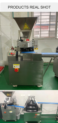 Efisiensi Stainless Steel 304 Bakery Production Line Continuous Dough Divider 380V 50HZ Tegangan