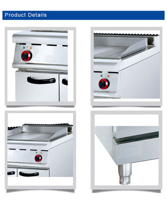Heavy Duty 5kw Electric Restaurant Cooking Equipment untuk Produksi Makanan Volume