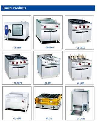 Peralatan dapur makanan cepat saji stainless steel 800×900×850 70 untuk dapur komersial