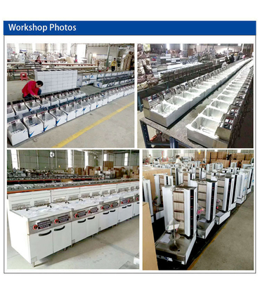 Peralatan Masakan Masakan Komersial Baja Ringan Listrik 125kw GL RGE R
