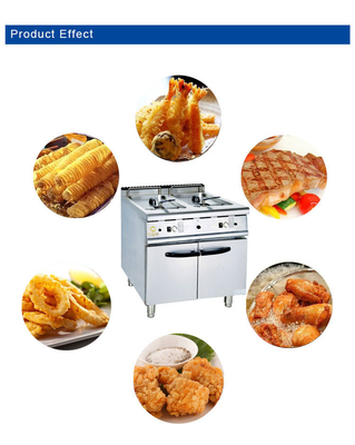 Peralatan Masakan Restoran Baja Ringan GL-RC-2 dengan Koneksi Gas R13/4