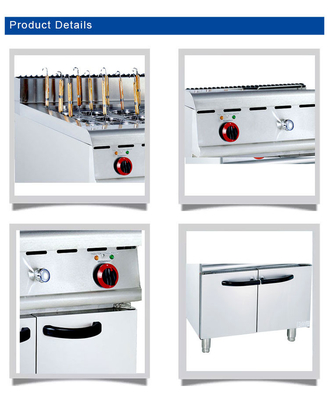 340x550x270 Peralatan Masak Restoran Gas dengan Kapasitas 30x2L dan Koneksi R13/4