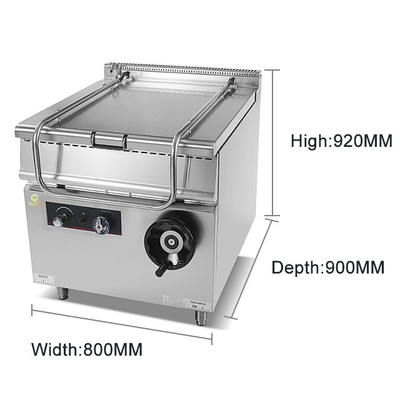 80L GL-RS Peralatan Masak Restoran dengan Konsumsi Gas LPG/NG 1.76/2.2Kg/h