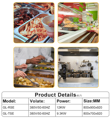 80L GL-RS Peralatan Masak Restoran dengan Konsumsi Gas LPG/NG 1.76/2.2Kg/h