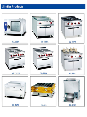 800×900×850 70 GL-RS Peralatan memasak untuk dapur restoran tugas berat