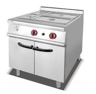 Konsumsi gas LPG/NG 1,58/2,28Kg/jam Peralatan memasak restoran dengan kapasitas 100Kg
