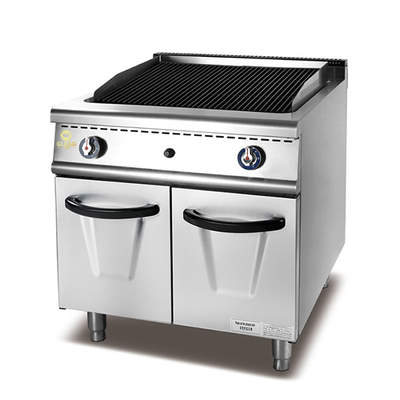Grill Gas Baja Berbahan Berkualitas 1.2/1.76Kg/jam Konsumsi Gas Untuk Restoran Layanan Cepat