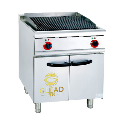 17 LPG/NG GL RH Gas Grill Dengan Kabinet R13/4 Koneksi 1.2/1.76Kg/h Konsumsi gas