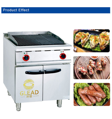 Peralatan dapur makanan dengan LPG/NG 17 Power Supply Konsumsi gas 1,2/1,76Kg/jam