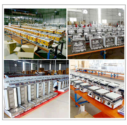126Kg stainless steel gas grill dengan kabinet LPG/NG koneksi R13/4 Efisiensi Model GL RH