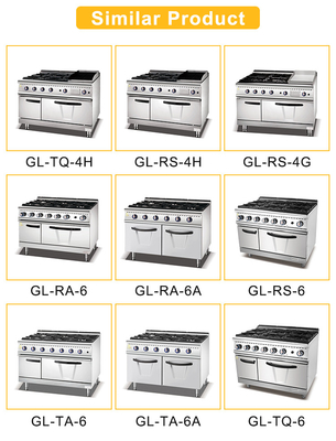 GL-RO Peralatan Masak Restoran Gas Dengan Konsumsi Gas LPG/NG 1,78/2,6Kg/jam