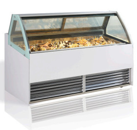 6x2 Stainless Steel Ice Cream Display Cabinet