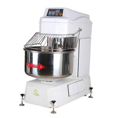 100kg stainless steel komersial spiral mixer untuk pencampuran adonan besar