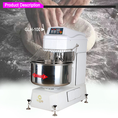 260L 380V 50HZ 3 Fase 11.2kw Electric Spiral Mixer Untuk Mengcampur adonan Volume