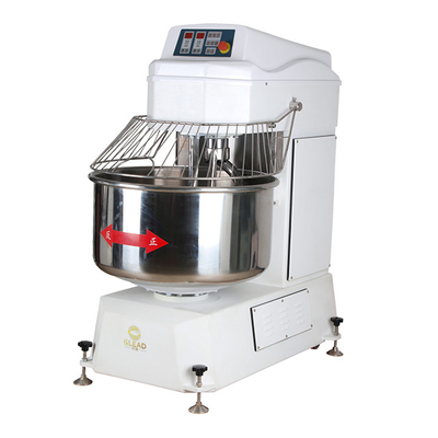 260L 380V 50HZ 3 Fase 11.2kw Electric Spiral Mixer Untuk Mengcampur adonan Volume
