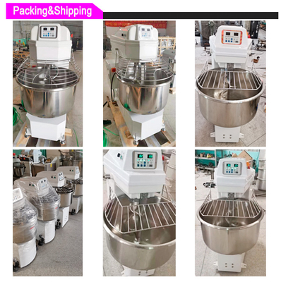 Komersial 260Liter Electric Spiral Mixer Untuk Campuran Tepung Dengan Daya 11.2kw
