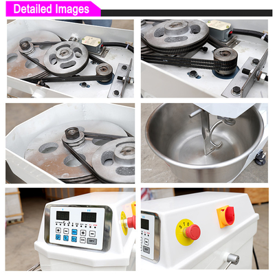 Komersial 260Liter Electric Spiral Mixer Untuk Campuran Tepung Dengan Daya 11.2kw